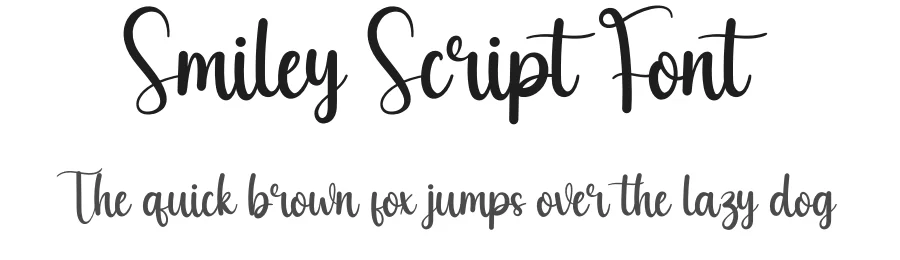 Smiley Script Font by andikastudio — Script Handwritten Font