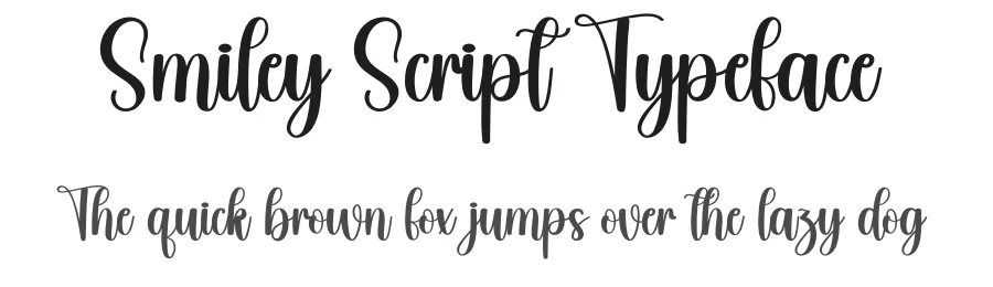 Smiley Script Typeface by andikastudio — Script Handwritten Font