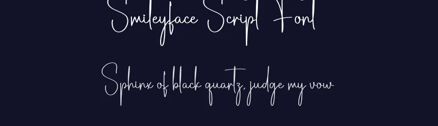 Smileyface Script Font by creativeletter — Script Handwritten Font — thumbnail 2