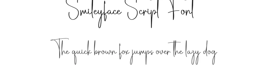 Smileyface Script Font by creativeletter — Script Handwritten Font