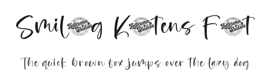 Smiling Kittens Font by letterenastudios — Script Handwritten Font