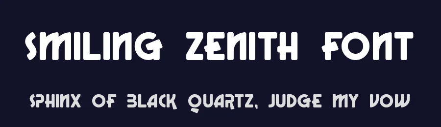 Smiling Zenith Font by Rismatype — Decorative Font — thumbnail 2