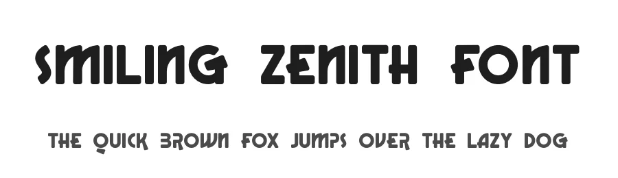 Smiling Zenith Font by Rismatype — Decorative Font