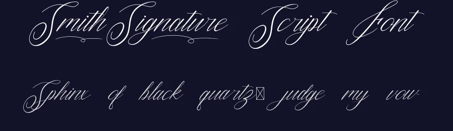 Smith Signature Script Font by RaisProject — Script Handwritten Font — thumbnail 2