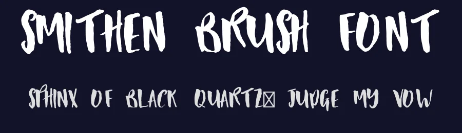 Smithen Brush Font by Typeface — Script Handwritten Font — thumbnail 2
