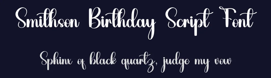 Smithson Birthday Script Font by inermediaSTUDIO — Script Handwritten Font — thumbnail 2
