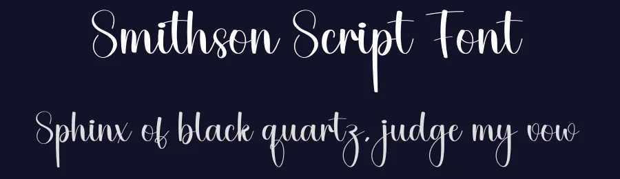 Smithson Script Font by creativeletter — Script Handwritten Font — thumbnail 2