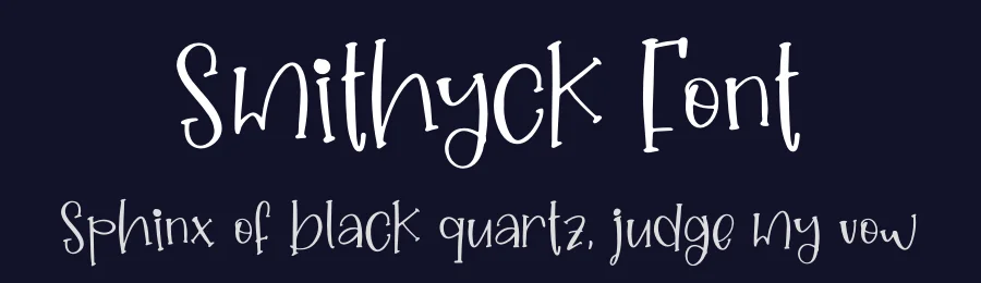 Smithyck Font by perspectype — Display Font — thumbnail 2