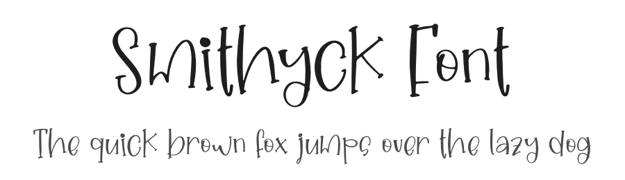 Smithyck Font by perspectype — Display Font