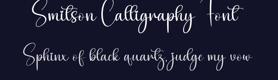 Smitson Calligraphy Font by andikastudio — Script Handwritten Font — thumbnail 2