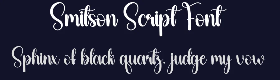 Smitson Script Font by creativeletter — Script Handwritten Font — thumbnail 2