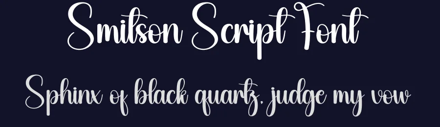 Smitson Script Font by creativeletter — Script Handwritten Font — thumbnail 2