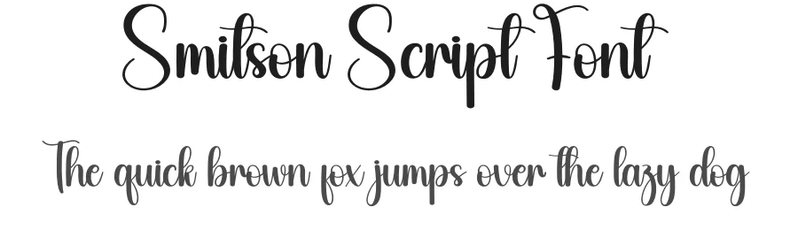 Smitson Script Font by creativeletter — Script Handwritten Font