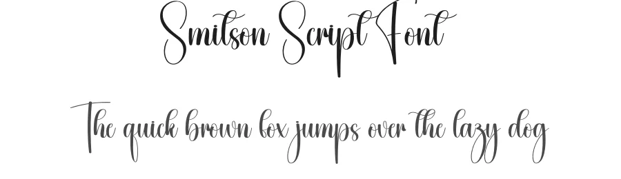 Smitson Script Font by creativeletter — Script Handwritten Font