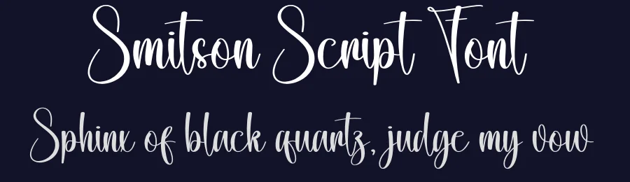 Smitson Script Font by creativeletter — Script Handwritten Font — thumbnail 2