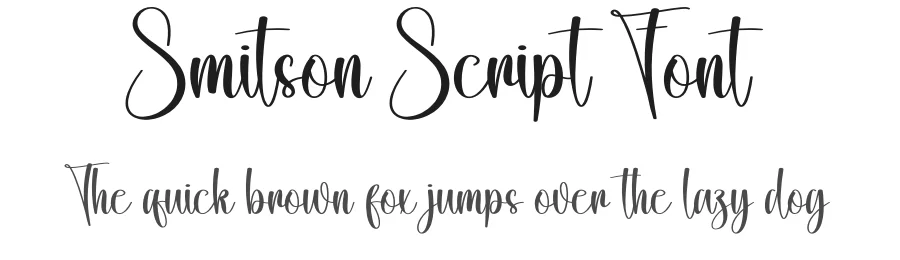 Smitson Script Font by creativeletter — Script Handwritten Font