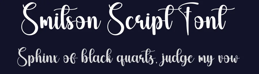 Smitson Script Font by creativeletter — Script Handwritten Font — thumbnail 2