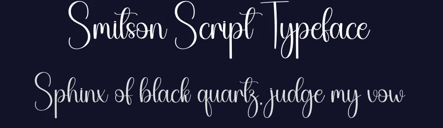 Smitson Script Typeface by creativeletter — Script Handwritten Font — thumbnail 2