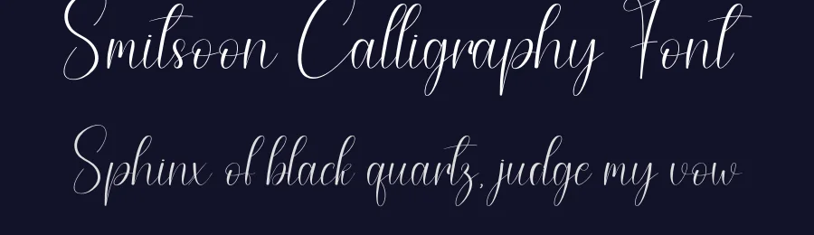 Smitsoon Calligraphy Font by creativeletter — Script Handwritten Font — thumbnail 2