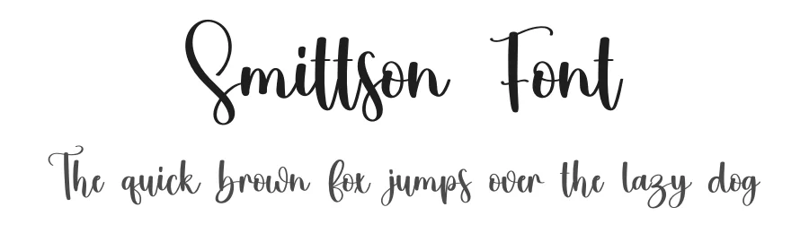 Smittson Font by creativeletter — Script Handwritten Font