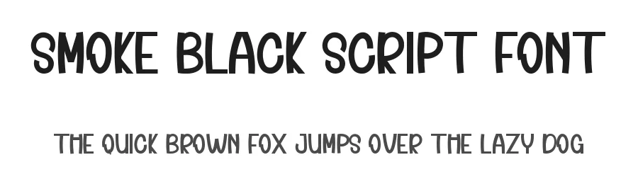 Smoke Black Script Font by inermediaSTUDIO — Display Font