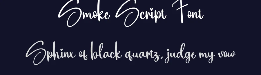 Smoke Script Font by creativeletter — Script Handwritten Font — thumbnail 2