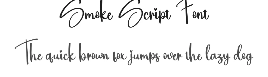 Smoke Script Font by creativeletter — Script Handwritten Font