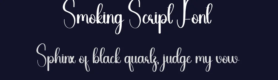 Smoking Script Font by andikastudio — Script Handwritten Font — thumbnail 2