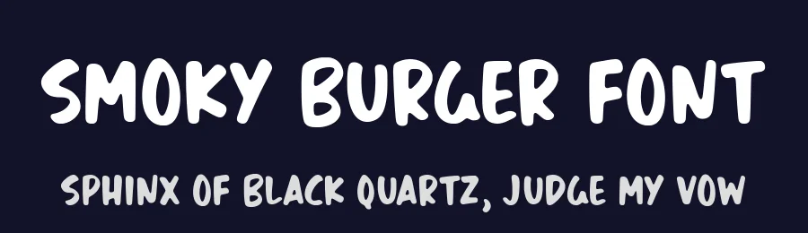 Smoky Burger Font by Timur type — Decorative Font — thumbnail 2