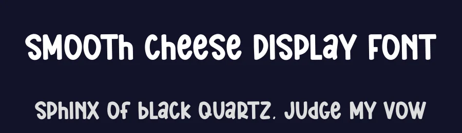 Smooth Cheese Display Font by creativeletter — Display Font — thumbnail 2
