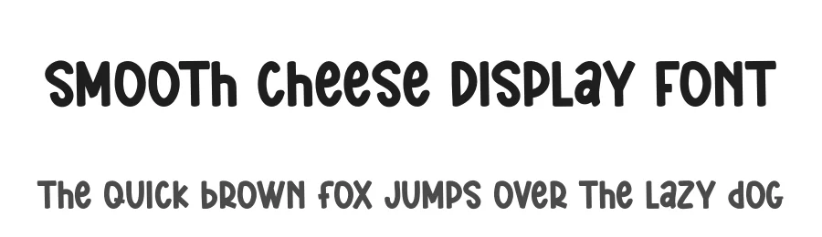 Smooth Cheese Display Font by creativeletter — Display Font