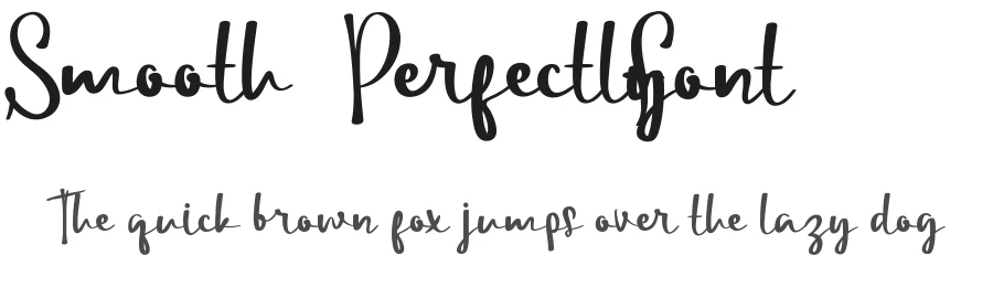Smooth Perfectly Font by RaisProject — Script Handwritten Font
