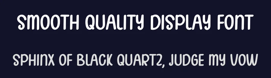 Smooth Quality Display Font by inermediaSTUDIO — Display Font — thumbnail 2