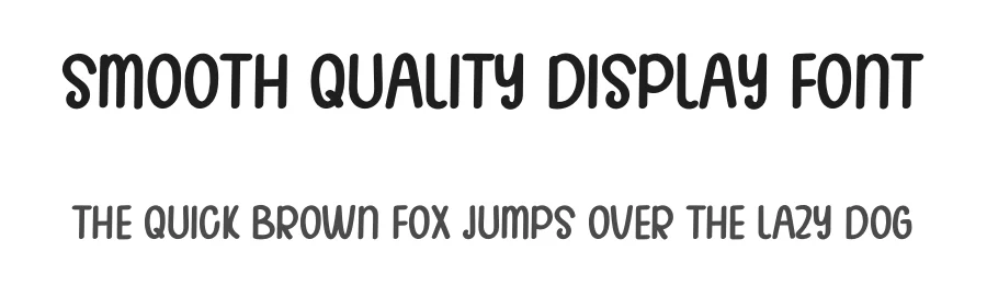 Smooth Quality Display Font by inermediaSTUDIO — Display Font