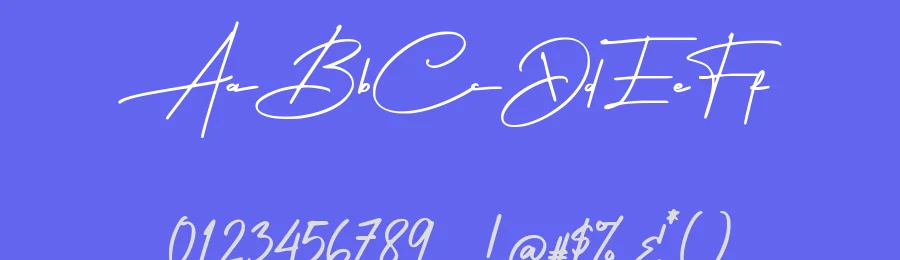Smooth Signature Script Font by Abo Daniel — Script Handwritten Font — thumbnail 3