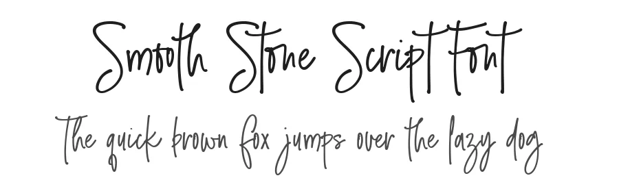 Smooth Stone Script Font by Vlad Cristea — Script Handwritten Font