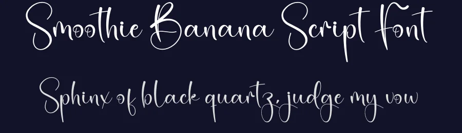 Smoothie Banana Script Font by creativeletter — Script Handwritten Font — thumbnail 2