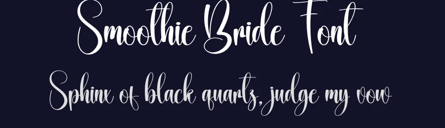 Smoothie Bride Font by creativeletter — Script Handwritten Font — thumbnail 2