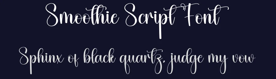 Smoothie Script Font by creativeletter — Script Handwritten Font — thumbnail 2