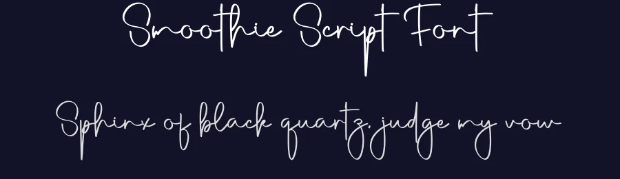 Smoothie Script Font by creativeletter — Script Handwritten Font — thumbnail 2
