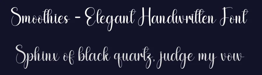 Smoothies – Elegant Handwritten Font by andikastudio — Script Handwritten Font — thumbnail 2