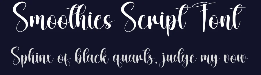Smoothies Script Font by creativeletter — Script Handwritten Font — thumbnail 2