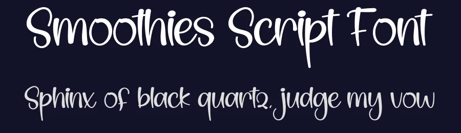 Smoothies Script Font by creativeletter — Display Font — thumbnail 2