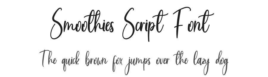 Smoothies Script Font by inermediaSTUDIO — Script Handwritten Font