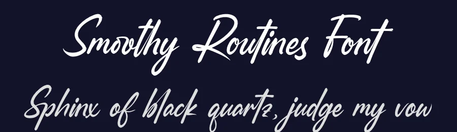 Smoothy Routines Font by letterenastudios — Script Handwritten Font — thumbnail 2