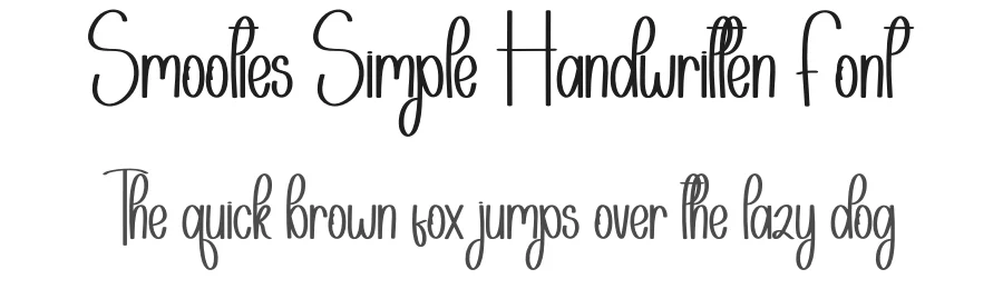 Smooties Simple Handwritten Font by andikastudio — Display Font