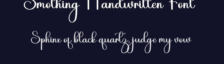 Smothing Handwritten Font by inermediaSTUDIO — Script Handwritten Font — thumbnail 2