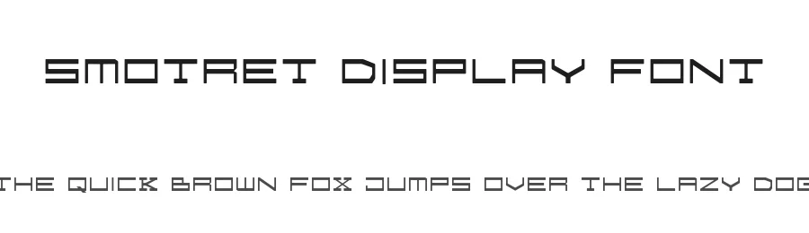 Smotret Display Font by Konstantinas Ladauskas — Display Font