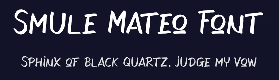 Smule Mateo Font by Denustudios — Decorative Font — thumbnail 2