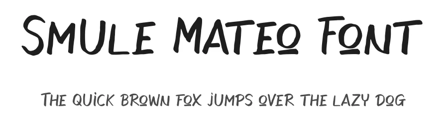Smule Mateo Font by Denustudios — Decorative Font